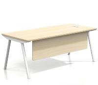 Bureau de direction en mélamine avec armoire, mobilier de bureau moderne, table de direction de luxe en MDF en forme de L, modulaire Yeddkin