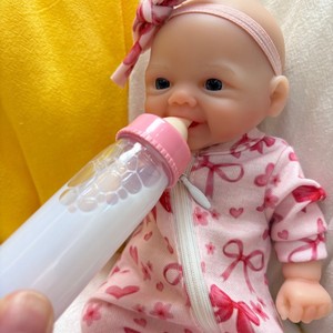 OtardDolls Muñeca bebé Reborn de silicona de 8 pulgadas, realista, suave y elástica, para adolescentes, juguete - Product Image 3