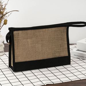 Sacs fourre-tout et trousses de maquillage imperméables avec poignées, poches intérieures personnalisables, style moderne – En stock - Product Image 5