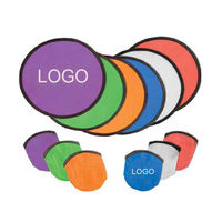 HLY Frisbee Volant Personnalisé pour Enfants, Jouet Sportif d'Extérieur, Ventilateur Pliable Portable, Disque Rond en Nylon