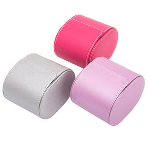 Scatola portaoggetti orecchino di lusso in pelle Pu regalo anello da viaggio custodia Custom scatola portagioie - Product Image 3