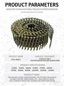 Conectores de Acero de Grado Comercial, Productos de Ferretería para <span class=keywords><strong>Postes</strong></span> de Cercas y Paneles de Techo, Clavos en Espiral de Cabeza Redonda para Estructuras - Product Image 5