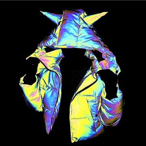 Hi Viz New rainbow Fashion Customize Warm Bomber Coat <strong>Men</strong> Outdoor Streetwear Zip Iridescent <strong>Reflective</strong> Hood <strong>Jacket</strong> for Winter - Product Image 5