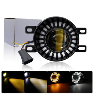 ไฟตัดหมอก QideWin ขนาด 4 นิ้ว 30W LED พร้อมวงแหวนแสงสองสี สำหรับรถออฟโรด ติดตั้งกับกันชนหน้า - Product Image 2