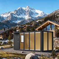 Cabaña Modular COCOVIA para Resort, Hotel Móvil Prefabricado, Sistema de Control a Distancia, Cabaña Modular Glamping para Inversión en Resorts