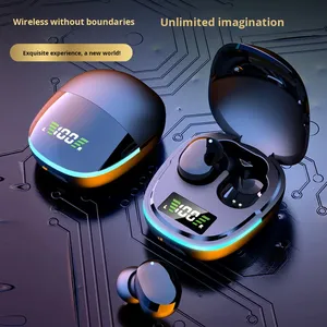 Earphone olahraga kualitas tinggi, earbud nirkabel Auricolari dengan casing pengisi daya tahan air dan Headphone colokan telinga yang dapat ditukar - Product Image 2
