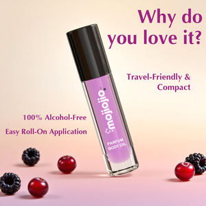 Narenciye taze koku çevre dostu lüks vücut parfüm uçucu yağ Roll-on vücut yağı - Product Image 5