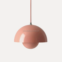 Lampe suspendue moderne en métal en forme de dôme VP1 Danish Flowerpot pour salle à manger, chambre, bar, décoration, certifiée CE