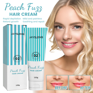 Crema Depilatoria Herbal JAYSUING para Rostro, Labios y Vello Corporal para Mujeres y Hombres, Aroma a Aloe, Depilación Permanente para el Rostro - Product Image 4