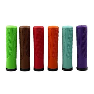 Poignées de guidon de vélo 22,2 mm en caoutchouc antidérapant pour VTT, avec verrouillage unilatéral - Product Image 4