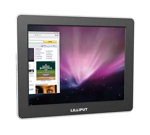 LILLIPUT หน้าจอ LCD ขนาด9.7นิ้วแบบพกพา,หน้าจอ Mini USB HDMI สำหรับเล่นเกมแล็ปท็อปมาพร้อมตัวต้านทานแบบ4สาย