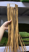 Vente en gros d'usine de feuilles de palmier artificielles en plastique synthétique de haute qualité pour toitures synthétiques extérieures