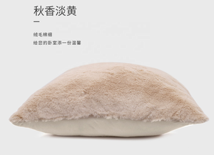 Nhà Máy Cổ Phiếu Giá Rẻ Đệm 45*45 Cm Chất Lượng Cao Tương Tự Thỏ Lông Mềm Bề Mặt Nhà Xe Deco - Product Image 4