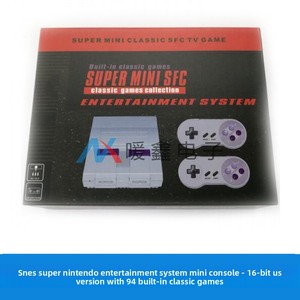 Super pour système de divertissement, <span class=keywords><strong>console</strong></span> de jeu TV SFC, SNES Mini 16 bits, version américaine - Product Image 2