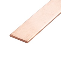Barre plate en cuivre pur pour panneau de distribution électrique, système de mise à la terre et équipement industriel
