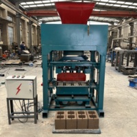 Machine à Briques Semi-Automatique 4-40B à Cycle de Moulage de 35s, pour Briques Creuses en Ciment, Presse Vibrante Standard