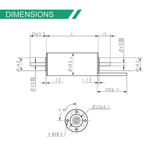 Motor Bibo Fulling 2024, Nuevo y Popular, Serie FL32SBL de 600 VCA/1S, Motor BLDC sin Núcleo de Alta Velocidad de 30 mm, Conmutación sin Escobillas - Product Image 3