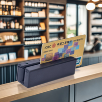 Vente chaude MSR003 3 pistes tout en un lecteur de carte à bande magnétique programmable pour les systèmes de point de vente