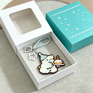 Custom Logo Printed <b>Small</b> <b>Gift</b> Paper Sleeve Drawer Slide Pull Out Key Chain Keychain Packaging Drawers Paper <b>Boxes</b> - Product Image 5