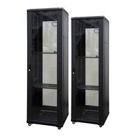 Rack de serveur de données réseau sur pied noir 42U 19 pouces personnalisé