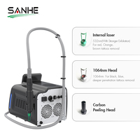 Appareil portable de traitement des tatouages au laser picoseconde Q-Switched Nd:YAG 532nm 1064nm 755nm