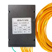 Répartiteur PLC à fibre optique ABS BOX Type 1x16 avec connecteur SCUPC, câble de haute qualité, répartiteur PLC optique