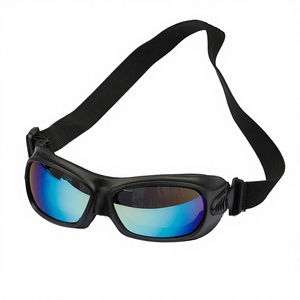 PENGBO BP-2088 Windproof Anti-Sand Motorcycle Goggles <b>Sponge</b> Protection Vintage Style Full Rim Frame Adjustable Strap UV400 - Product Image 2
