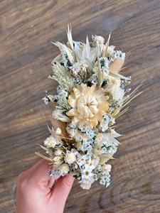 <span class=keywords><strong>Couronne</strong></span> de mariée en <span class=keywords><strong>fleurs</strong></span> séchées <span class=keywords><strong>naturelles</strong></span>, faite à la main, style rustique, originale du Yunnan, Naturecho Studion |   <span class=keywords><strong>Cheveux</strong></span> de mariée en gros - Product Image 3