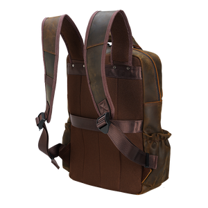 <span class=keywords><strong>Zaino</strong></span> in Pelle Crazy Horse <span class=keywords><strong>Vintage</strong></span> di Marca Tiding per Uomo, Borsa per Laptop in Vera Pelle Bovina per Viaggi - Product Image 4