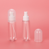 OMI Luxury 110ml Emballage cosmétique Bouteille en plastique Corps en PET Base en verre Soins de la peau Pompe de pulvérisation de brouillard corporel Impression de logo recyclable