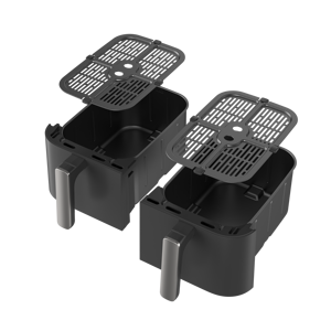 Friteuse à air double 11L, vente en gros d'usine, personnalisable, pour cuisine domestique, cuisson facile, antiadhésive, appareil électroménager intelligent numérique - Product Image 5