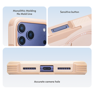 Custodia per Telefono Antiurto a 360 Gradi con Supporto Invisibile <span class=keywords><strong>e</strong></span> Protezione Anticaduta per iPhone 17 16 Pro Max 15 Pro Nuovo <span class=keywords><strong>Design</strong></span> - Product Image 4