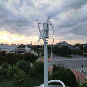 เครื่องกำเนิดไฟฟ้าพลังงานลมแบบแกนตั้ง 5KW 10KW 20KW 48V 220V 110V ระบบเชื่อมต่อกริด โรงไฟฟ้าพลังงานลมสำหรับบ้าน RX-XV แกนตั้งแบบ RX-X - Product Image 6