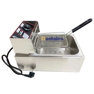 Dontalen 6L*2 Commercial Stainless Steel Eco-friendly Potato <strong>Chips</strong> Chicken Frying Machine Electric Deep <strong>Fryers</strong> CE Industrial - Product Image 2