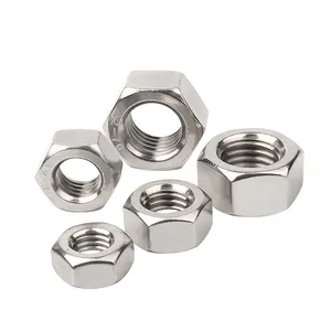 High Quality Fasteners Product Stainless Steel 304 316 DIN 934 Hex Nut