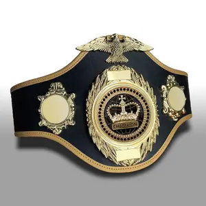 Fabricant de ceintures de lutte de boxe personnalisées bon marché ceintures de championnat spinner titre de kickboxing sur mesure