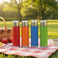 Termo Personalizable de Acero Inoxidable 304, Doble Pared, Colorido, para Bebidas Frías/Calientes
