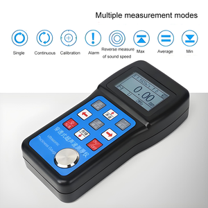 Jauge d'épaisseur ultrasonique numérique professionnelle de haute précision, plage de mesure de 0,75 à 600 mm pour les tests de matériaux - Product Image 4