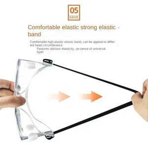 Lunettes de sécurité pour le travail, lunettes de protection imperméables, anti-poussière, anti-buée, protection pour le travail en laboratoire, lunettes pour parc aquatique - Product Image 5