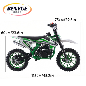 Minimotos de Bolsillo para Niños con Marco de Plástico, Frenos de Disco y Transmisión por Cadena para Jóvenes Conductores BY-026 Motor de 49CC con Gran Potencia - Product Image 2