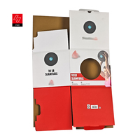 Muestra Gratuita de Caja de Cartón Corrugado de Diferentes Tamaños, Caja de Embalaje de Papel Impreso a Color para Pelota Slam de 10 lb