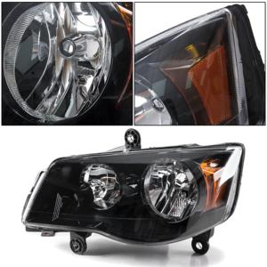 Pour Dodge <span class=keywords><strong>Grand</strong></span> Caravan 11-20, Chrysler Town&Country 08-16, phare noir - Product Image 3
