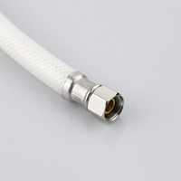 Tuyau de plomberie flexible en caoutchouc moderne, résistant aux explosions, de bonne qualité, en PVC réticulé blanc, tressé, pour applications sanitaires