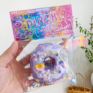 Customized TPR Simulation <b>Ring</b> Shaped Donut Squishy Toys Handmade Anxiety Relief Sensory Toys Slow Rising Novelty Girls Silicone - Product Image 4