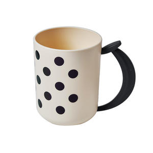 Taza de enjuague bucal a cuadros, taza de lavado doméstico engrosada, taza de cepillado, Letra de lunares - Product Image 2