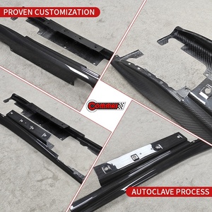 Faldones laterales de fibra de carbono seca de alta calidad, estilo OEM, para Ferrari F12 - Product Image 3