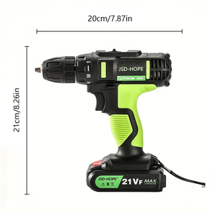 Taladro eléctrico de litio multifuncional con herramienta de transferencia de destornillador Taladro manual de carga para el hogar para perforación de agujeros - Product Image 6