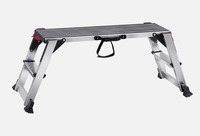 Grande plateforme de travail en aluminium robuste de 76 cm, antidérapante, banc de lavage de voiture avec échelles télescopiques, plateforme de travail au design moderne