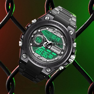 Men Quartz <b>Digital</b> Watch Creative Diving Watches Men Waterproof Alarm Watch Dual Display <b>Clock</b> - Product Image 5