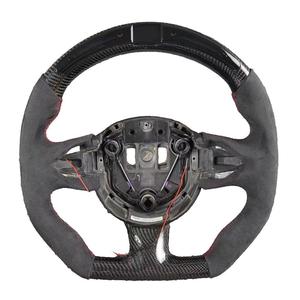 Volante Deportivo Personalizado de Fibra de Carbono y Alcántara para <span class=keywords><strong>Aston</strong></span> <span class=keywords><strong>Martin</strong></span> DBX DB9 V8 DB5 DB6 DB7 DB11 - Product Image 1